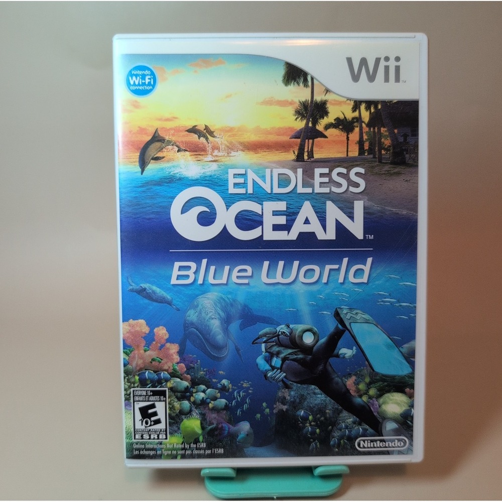 Endless Ocean: Blue World 2010 Nintendo Wii CIB Complete Game Arika